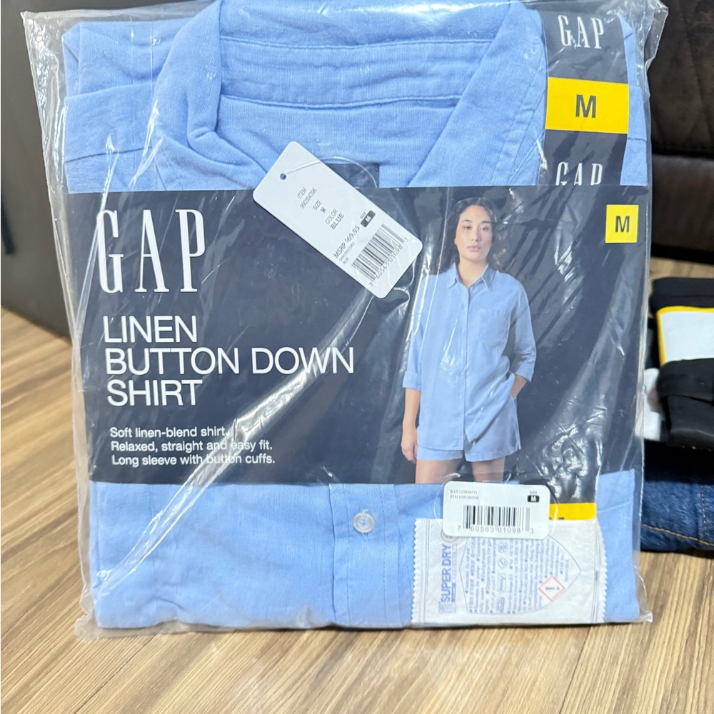 GAP Light Blue Linen Shirt